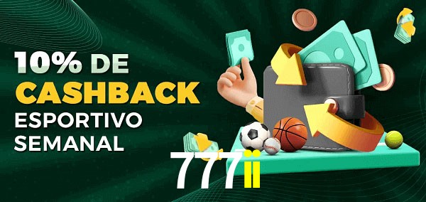 10% de bônus de cashback na 777ii