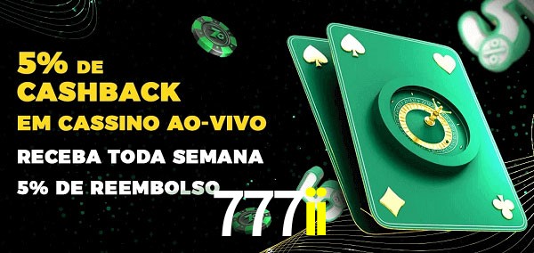Promoções do cassino ao Vivo 777ii